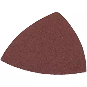 DEWALT DWASPTRI123 Hook & Loop Triangle 120 Grit Sandpaper - 12 PK