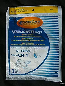 30 Designed to Fit G. E. Eureka CN-1 Vacuum Bags