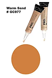 LA Girl Pro High Definition Concealer (3, GC 977 Warm Sand)