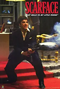 Scarface Movie Poster (27 x 40 Inches - 69cm x 102cm) (1983) Style H -(Al Pacino)(Steven Bauer)(Michelle Pfeiffer)(Robert Loggia)(F. Murray Abraham)(Mary Elizabeth Mastrantonio)