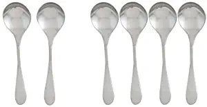 Knork Original Bouillon Stainless Steel Soup, Specialty Spoons, matte