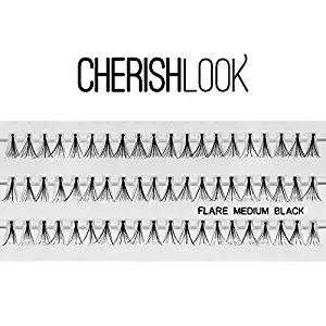 Cherishlook Professional 10packs Eyelashes - Flare Medium Black