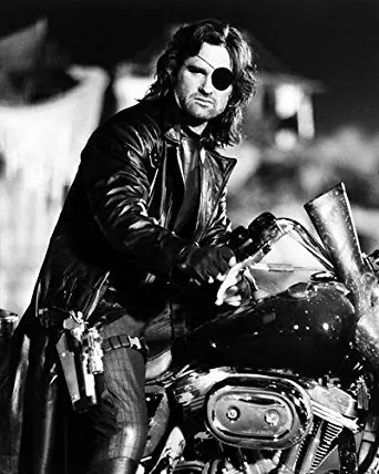 Escape From New York Stunning 16x20 Poster Kurt Russell on motorcycle