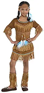 AMSCAN Dream Catcher Cutie Native American Halloween Costume for Girls, Large, with Included Accessories