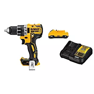 DEWALT DCD791B 20V MAX XR Li-Ion 0.5" Brushless Compact Drill/Driver with DCB230C 20V Battery Pack