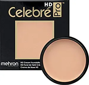 Mehron Makeup Celebre Pro-HD Cream Face & Body Makeup (.9 oz) (SOFT PEACH)