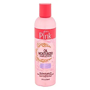 Luster's Pink Oil Moisturizer Hair Lotion Aloe Vera & Jojoba Oil 8 oz ( Pack of 2)