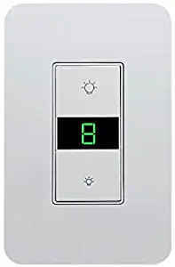 Smart Wifi Dimmer Light Switch | Compatible with Alexa & Google Home | Smart Home Luxury Control | Infinity Series