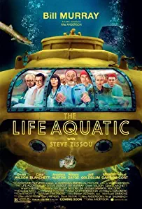 (27x40) The Life Aquatic with Steve Zissou Bill Murray Submarine Movie Poster