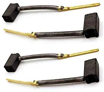 ASMSD M18 Carbon Brushes Replacement Part (2 pair) for 445861-25 DeWalt/Black & Decker Power Tools, Porter Cable, Drill, Jig Saw, Gauge Shear, Plate Joint, Sander, Grinder, Polisher