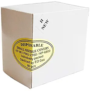 KP Permanent Makeup Small Disposable Needle Covers for 1-3 Prong (Box of 80 pieces) by KP