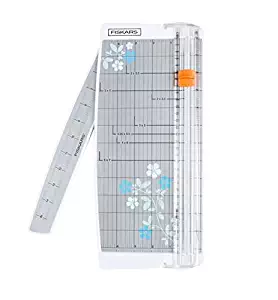 Fiskars scrapbooking paper trimmer with swing-out arm, 12 inches