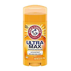 ARM & HAMMER ULTRAMAX Anti-Perspirant Deodorant Solid Unscented 2.60 oz (Pack of 2)