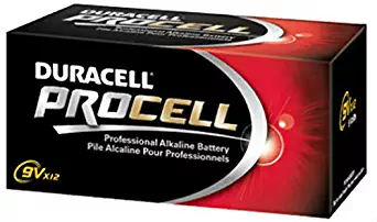 :Duracell PC1604BKD Procell Alkaline Batteries, 9V (Pack of 12) – style and color may vary