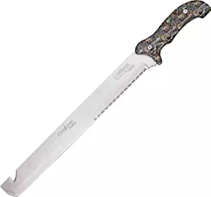 Camillus Titanium Bonded Carnivore Maxx Machete, Camouflage/Silver, 23-Inch