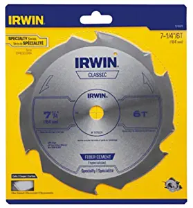 IRWIN 15702ZR 7-1/4" 6T Fiber Cement Irwin Classic