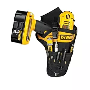 Focuslife DeWalt DG5120 - Heavy-Duty Cordless Drill Holster Tool Belt Pouch w/Bit Holder