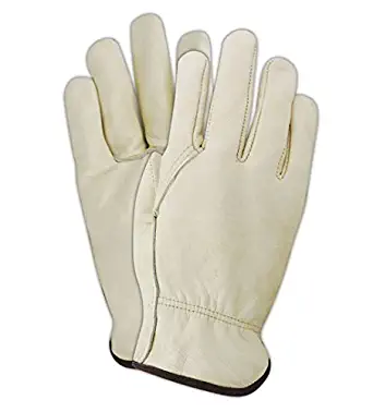 Magid Glove & Safety B6571DE-L Roadmaster Unlined Grain Cowhide Leather Drivers Gloves, Grain, Large, Tan (Pack of 12)