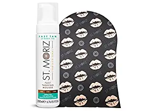 St. Moriz Professional Fast Tanning Mousse with Applicator Mitt