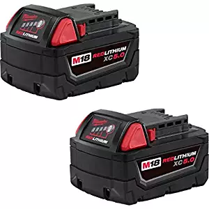 Milwaukee 48-11-1852 M18 REDLITHIUM XC 5.0 Ah Extended Capacity Battery (2 pack)