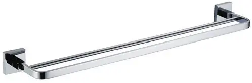 Lightinthebox® 24 Inch Double Rod Towel Rack Wall Mount Chrome Finish Bathroom Accessory Hardware