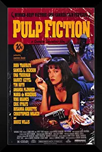 ArtDirect Pulp Fiction FRAMED 27x40 Movie Poster: John Travolta