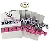 Infinity Collection Dance Hair Ties- Girls Dance Hair Accessories- Dance Elastics for Dance Recitals