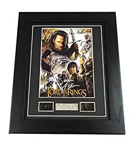 Lord of the Rings Signed + Lord of the Rings Return of the King Film Cell Framed by artcandi