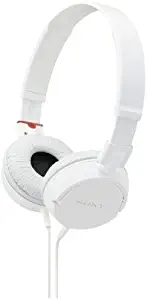 Sony ZX Series Wired On-Ear Headphones, White (MDRZX110/WHI)