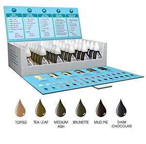 BioTouch 36-BOTTLE SET Pigments Permanent Makeup Cosmetic Tattoo Inks 3ml each bottle (Pure Brow Kit)