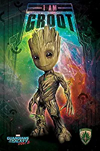 Guardians Of The Galaxy Vol. 2 - Movie Poster / Print (Baby Groot) (Size: 24" x 36") (By POSTER STOP ONLINE)