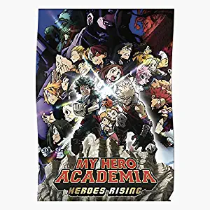 kineticards Hero Rising My Academia Japan No Movie Heroes Anime Boku | Home Decor Wall Art Print Poster
