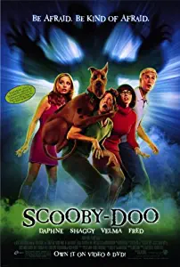 Scooby-Doo Movie Poster (27 x 40 Inches - 69cm x 102cm) (2002) Style B -(Freddie Prinze Jr.)(Sarah Michelle Gellar)(Matthew Lillard)(Linda Cardellini)(Rowan Atkinson)(Miguel A. Nunez Jr.)