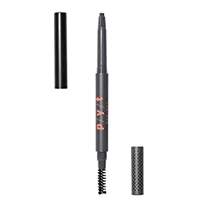 PYT Beauty Eyebrow Pencil, Medium Copper, For Auburn and Light to Medium Brown Hair, Hypoallergenic, Cruelty Free, 1 Count