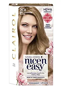 Clairol Nice 'n Easy Permanent Hair Color 7CB Dark Champagne Blonde