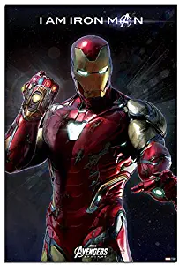 Avengers End Game I Am Iron Man Poster Maxi - 91.5 x 61cms (36 x 24 Inches)