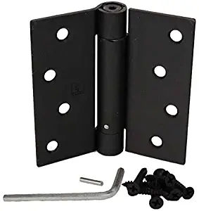 (Pack of 2) Hager Oil-rubbed Bronze 4 X 4 Spring Door Hinges (Square Corner)