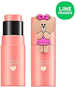 Missha Velvet Like Color Stick_Line Friends Edition (# Flower Bouquet)