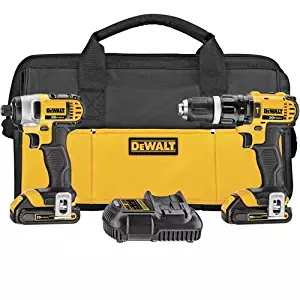 DEWALT 20V MAX Impact Driver and Hammer Drill Combo Kit (DCK285C2)