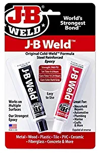 J-B Weld 8265S Cold Weld Steel Reinforced Epoxy with Hardener, 2 oz (1)