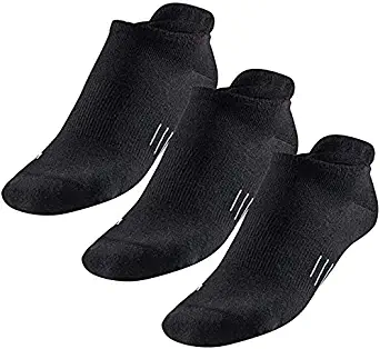 R-Gear Women's No Show Running Socks (3-Pack) | Super Femme, Super Cute, Super Dry, Black/Thin, S/M