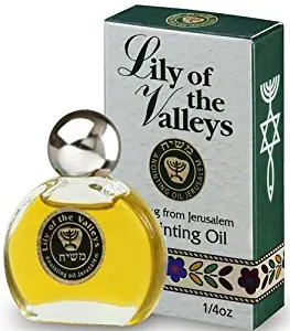 Holy Land Market Messiah (Masheiach) Blessing of Jerusalem Anointing Oil - 7.5ml (1/4 OZ) (Lily of The Valleys)