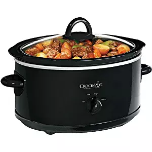 Crock Pot SCV700-B 7 Quart Black Oval Slow Cooker by Crock-Pot