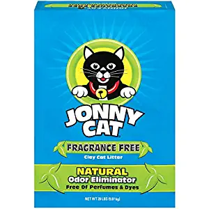 JONNY CAT Fragrance Free Cat Litter Bag, 20-Pound