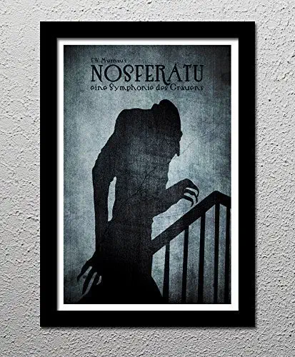 F.W. Murnau's Nosferatu - Max Schreck - Horror Movie - Original Minimalist Art Poster Print