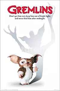 Gremlins Mogwai 80's Movie Poster 24 x 36 inches