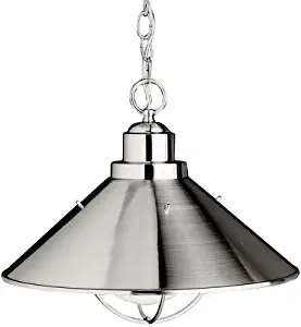 Kichler 2713NI, Seaside Aluminum Outdoor Ceiling Lighting, 150 Total Watts, Brushed Nickel