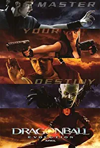 Dragonball Evolution Original Double Sided 27x40 Movie Poster - Not A Reprint