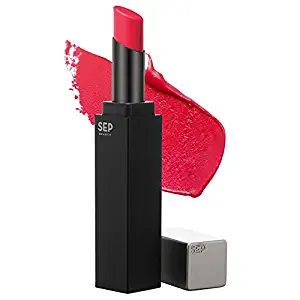 [SEP BEAUTY] Lipstick Ultimatte 2.6g - Matte Lipstick with a Ultra Soft Texture, Long Wearing Skinny Fitting System, Romantic Lovely Lip Color (# Kissable Red)