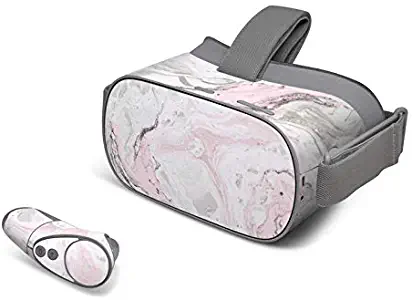 Rosa Marble DecalGirl Skin for Oculus Go Mobile VR Headset - Ultra Thin Protective Vinyl Decal wrap Cover